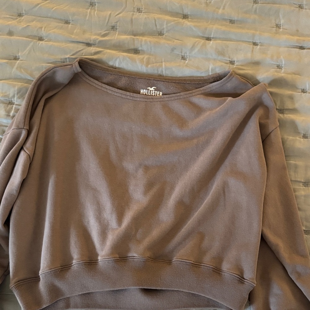 Hollister Charcoal Pullover